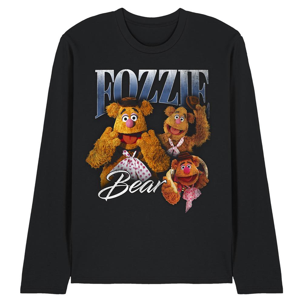 The Muppets Unisex Adult Fozzie Bear Homage Long-Sleeved T-Shirt