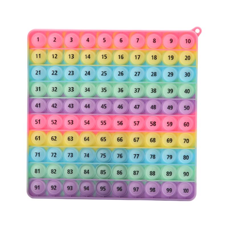 An An Le Children's Educational Silicone Toy: Rat Extermination Theme, Single-Sided Print, Numbers 1-100