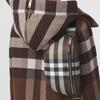 Burberry Сумка-кроссбоди на грудь из экологичного холста с темной клеткой Мужские сумки Темно-орехово-коричневый 80365591