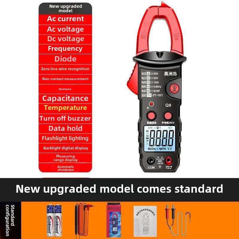 High Precision Digital Clamp Meter, Auto-Ranging Multimeter with Current, Voltage and Resistance Tester