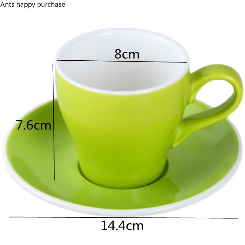 180 мл Кофейная чашка и блюдце Керамическая кружка Чашки для молочного чая Чашка для послеобеденного чая Чашки для молока Чайная кружка Посуда для напитков Офисные кофейные кружки Чайная чашка