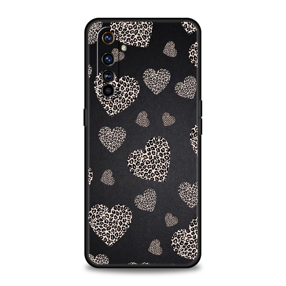 Золотой Розовый Розовый Блестящий Сердечки Чехол Для Realme 12 11 10 9 8 5G 7 6 GT5 GT3 GT2 Pro C21 C25 C35 Для Realme GT Neo 2 3 3T 5 Чехол