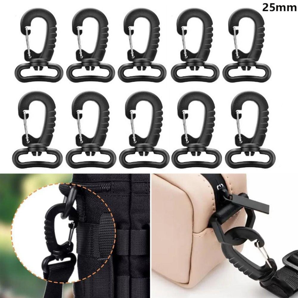5/10pcs Plastic Rotating Hook Buckle 25mm Strap Keychain DIY Buckle for Material Suction Machine