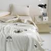 Boutique Panda Ice Silk Summer Cool Quilt 4pc Cool Feeling Fabric Blanket Queen Quilt Washable Silk Comforter Quilting 1PC