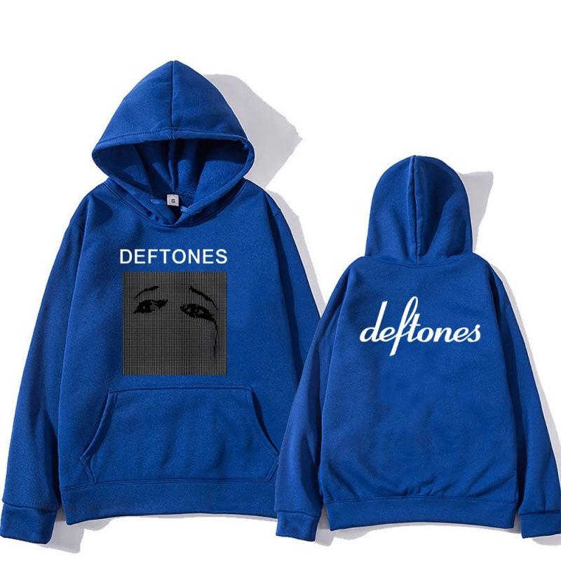 Deftones Череп Черный Толстовка Мужчины Женщины Винтаж
