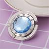 Portable Hanging Crystal Alloy Bag Desk Hooks Portable Handbag Folding Hanger