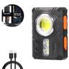 Portable Mini LED COB Work Light With Pocket Clip Rechargeable Sensing Outdoor Magnetic Flashlight Waterproof Emergency Lamp