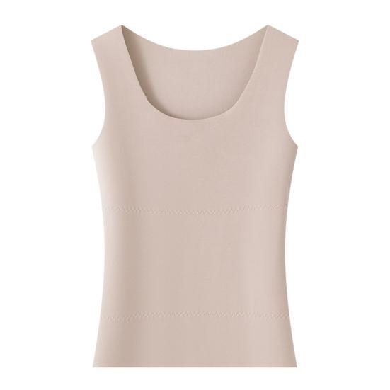 Winter Women Thermal Double-sided Velvet Vest Seamless Velvet-lined Fast Temperature Lock Heating Slim Elastic Sleeveless Inner Wear Bottoming Tank