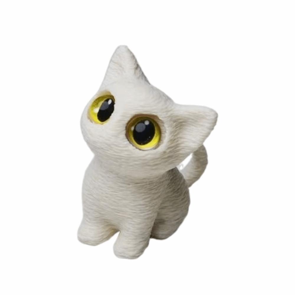 PLA 3D-печатные фигурки кошек Игрушки Модель Котёнок Микро-ландшафтные поделки Дом с привидениями