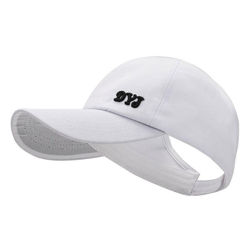 Summer New Style Breathable Hollow Top Baseball Cap for Women That Can Be Tied Into a High Ponytail To Show Off the Face, Small Sun Hat for Women