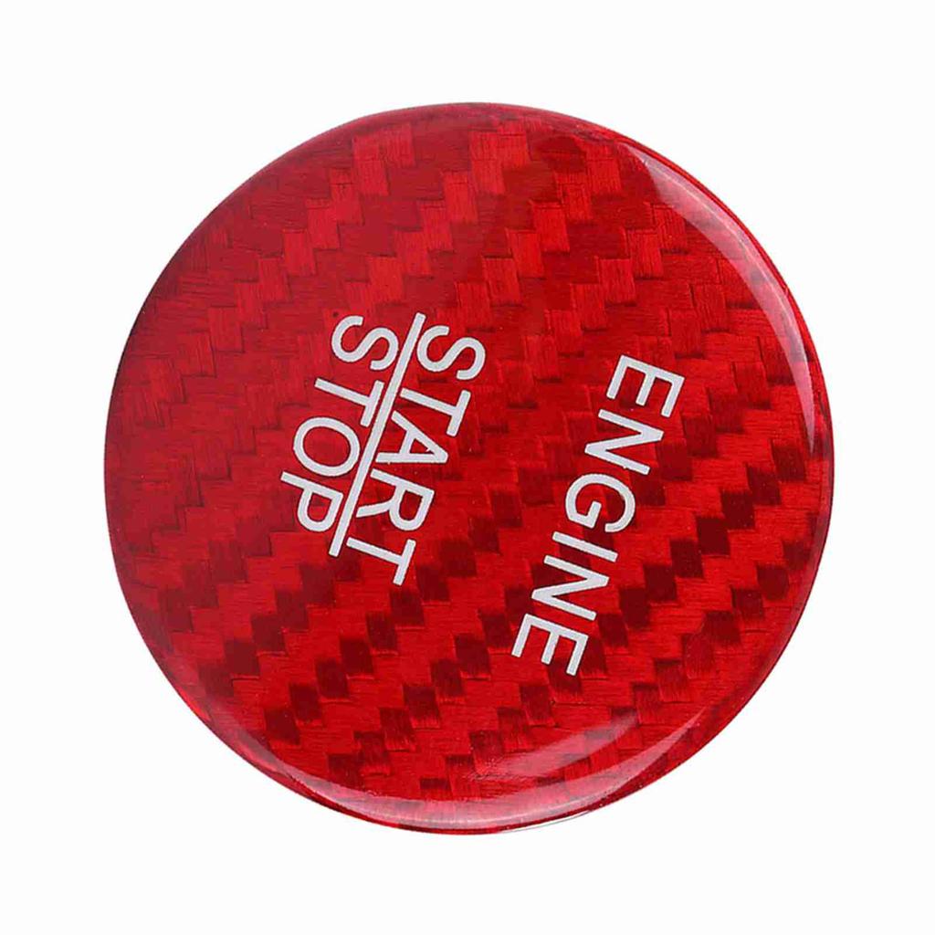 Красная Карбоновая Накладка на Кнопку Запуска Двигателя для Автомобилей Класса A B C GLC GLA CLA ML