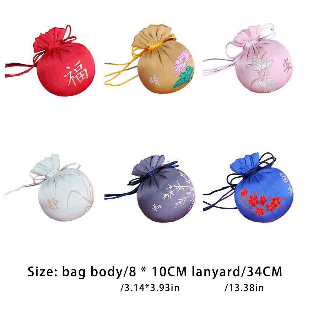 Вышитый саше на кулиске Мешочек для украшений и подарков Подвеска для украшения дома, офиса, гостиной, подвеска для украшения салона автомобиля