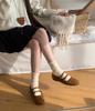 Premium Retro Double-breasted Woolen Mary Jane Shoes Women's 2025 Autumn and Winter New Versatile Flat Single Shoes Grandma Shoes
