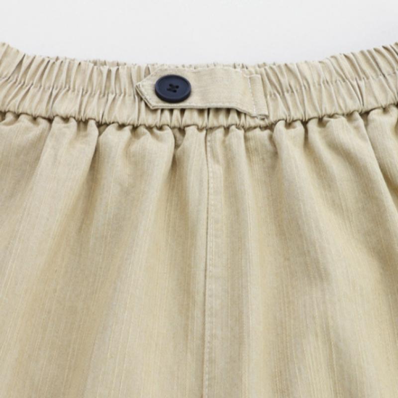 Shop Women Daily Stretch Cotton Baggy Pants Khaki Wnw Wpt 1297