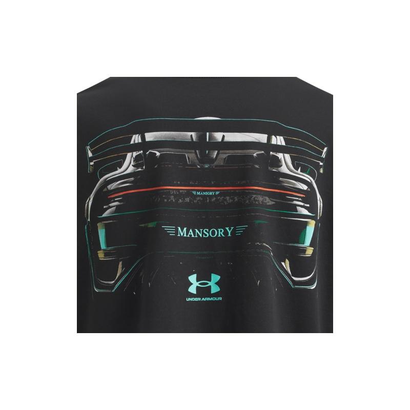 Under Armour Футболки Мужские Черные С Круглым Вырезом Умеренный Прямой Крой 6009095-001