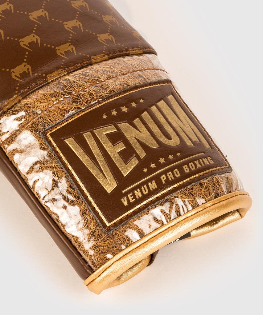 Боксерские Перчатки VENUM Coco Monogram Pro - Коричневый Гризли