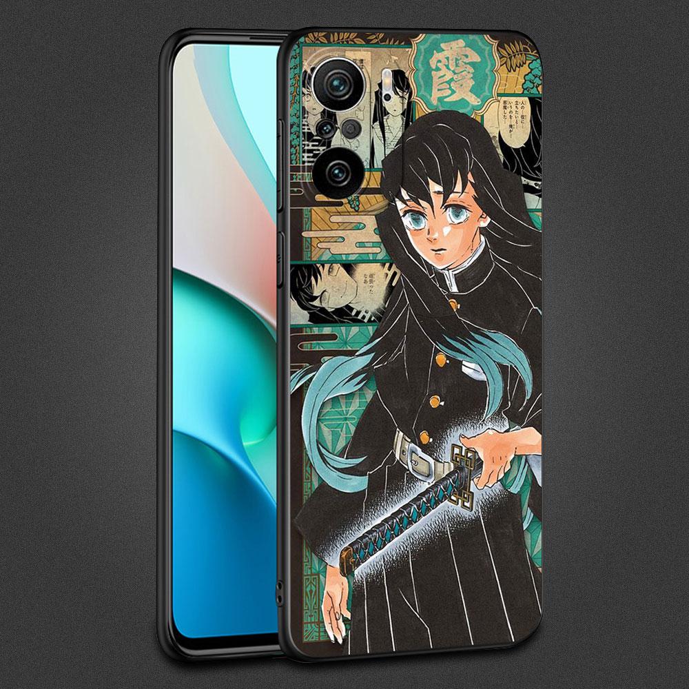 Чехол для Xiaomi Redmi Note 11 10 9 8 Pro 12 10C 9S 10S 11S 9A 9T 9C 10A 7 K40 8T силиконовый чехол для телефона Demon Slayer Art Fundas