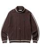 SECONDMONO Вафельная спортивная куртка с молнией [Коричневый]_Sejk022Brown