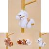 Animal Plush Keyring With Pp Cotton Fill For Gift Giving And Decoration