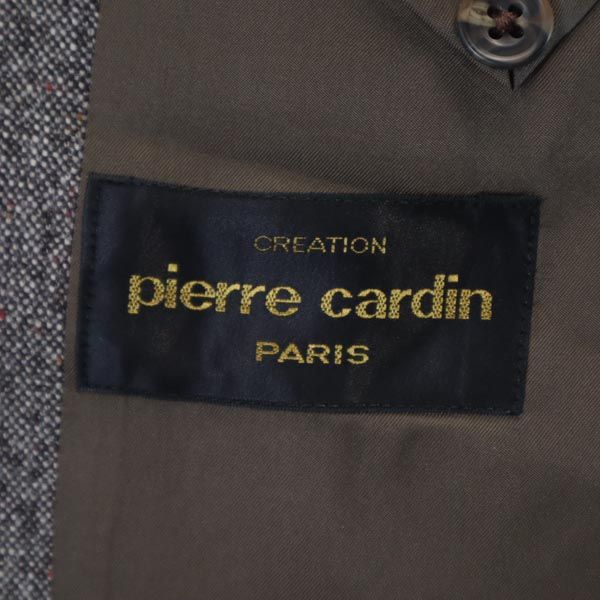 Pierre Cardin Шерсть С жилетом приталенный пиджак 94A5 Коричневый Мужской Б/У