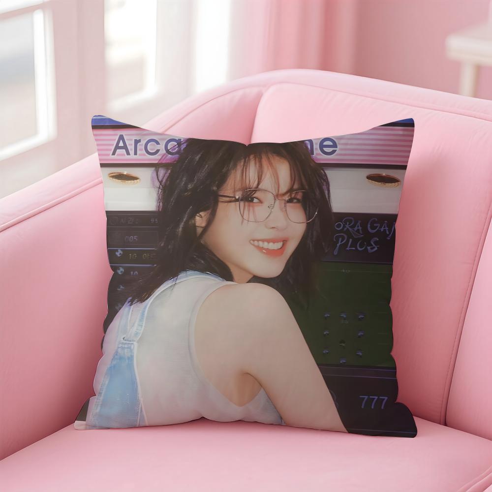 singer versatile IU LLee Jieun Cushion Cover Pillow Case Soft Skin Friendly Fabric Concealed Zipper