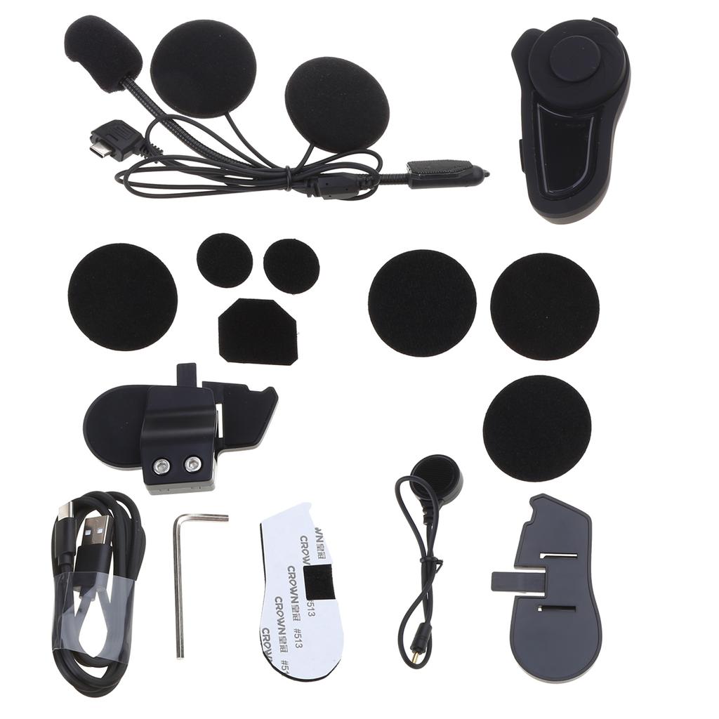 Motorcycle Bluetooth-compatible Communication System Headset