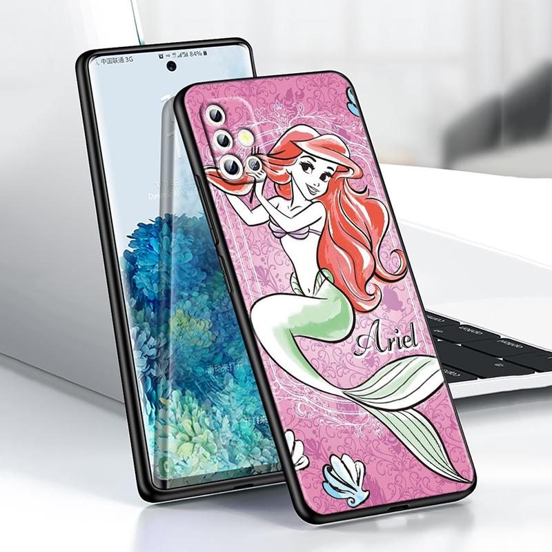 Мультфильм принцесса для Samsung Galaxy A73 A54 A52S A72 A71 A52 A51 A22 A32 A21S 4G 5G силиконовый мягкий черный чехол для телефона