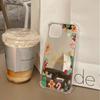 Cute Christmas Tree Pattern Mirror Acrylic Phone Case For iPhone 11 12 13 14 15 16 17 Pro Max XS X XR 7 8 Plus 16E Bumper Cover
