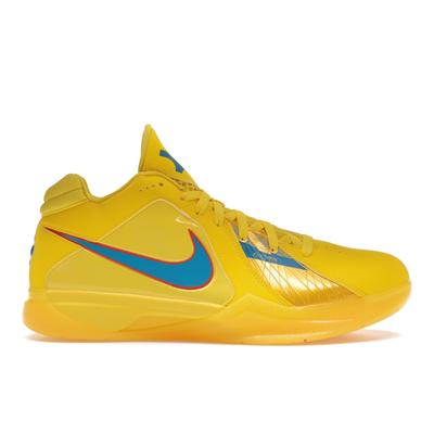 Zoom KD 3 Christmas 2023 Мужские кроссовки Желтый Ярко-Желтый Фото-Синий FD5606-700