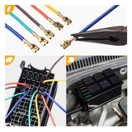 Водонепроницаемый релейный блок 12 В на 3 реле со съемными слотами, степень водозащиты IP65, совместимый безопасный блок с 4-контактными и 5-контактными реле 40 А