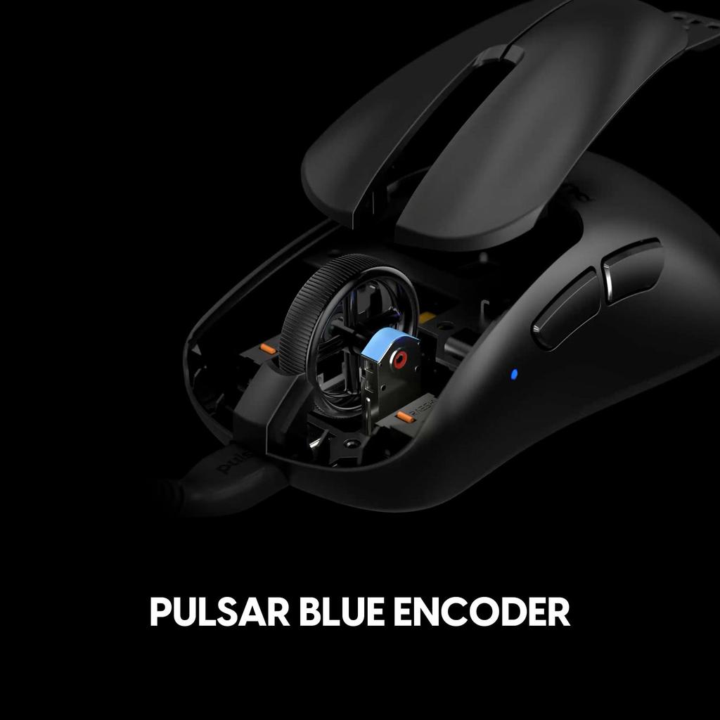 Проводная игровая мышь Pulsar Gaming Gears Xlite среднего размера, сверхлегкая, 52 г, 1 мс, 26000 точек на дюйм, оптический датчик PAW3395