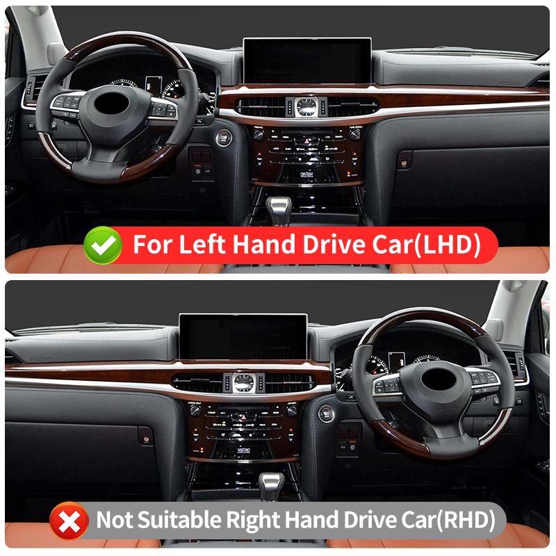 For 2008- Lexus LX570 LX450d Center Console Silicone Cover Anti-Slip Dustproof Interior Protection Accessories