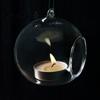 Glass Art Hollow Ball Candle Container Hanging Glass Hanging Candle Holder  Home Decor