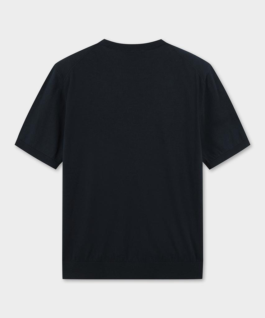 BROOKS BROTHERS Cotton Crew Neck Short Sleeve Sweater (Dark Green) (Bbwrmb201Ajfm)