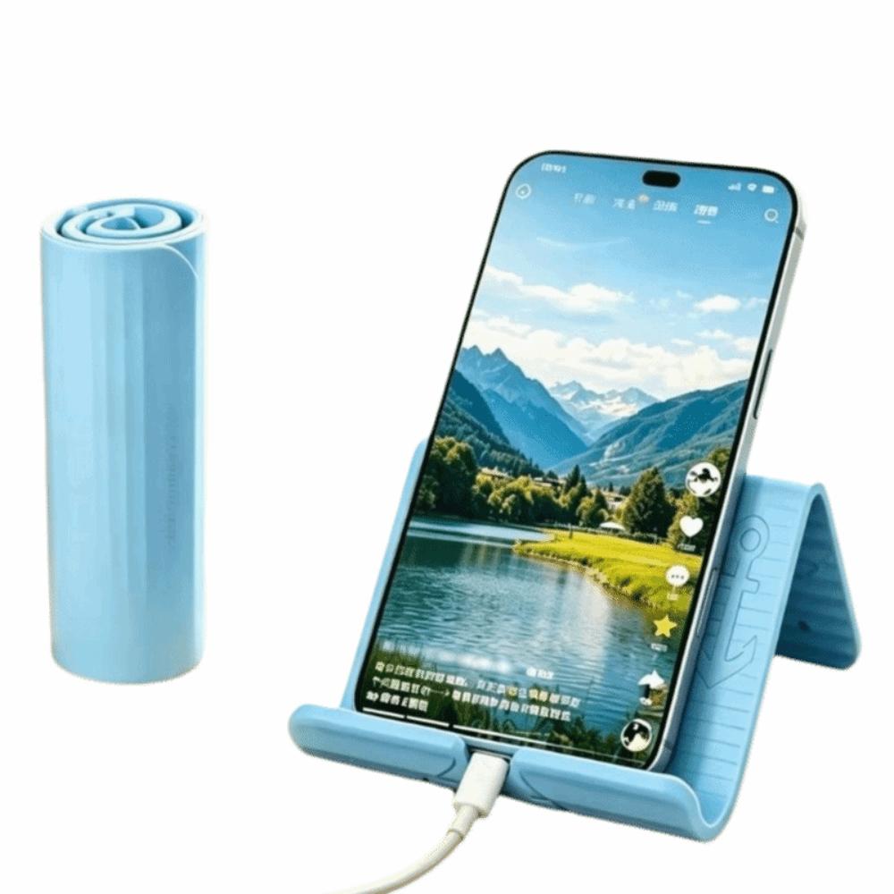 Multi-Functional Silicone Phone Stand Non-Slip Base Portable Phone Stand Bedroom Use