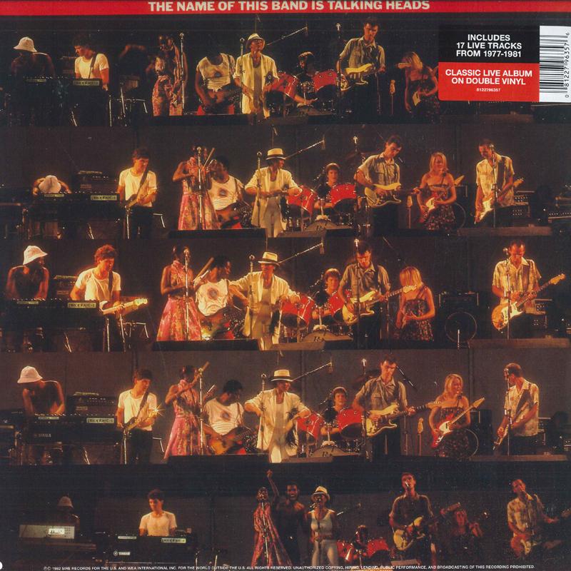 Виниловая пластинка TALKING HEADS The Name Of This Band Is Talking He 8122796357 SIRE RHINO REC 2013 Европа Рок