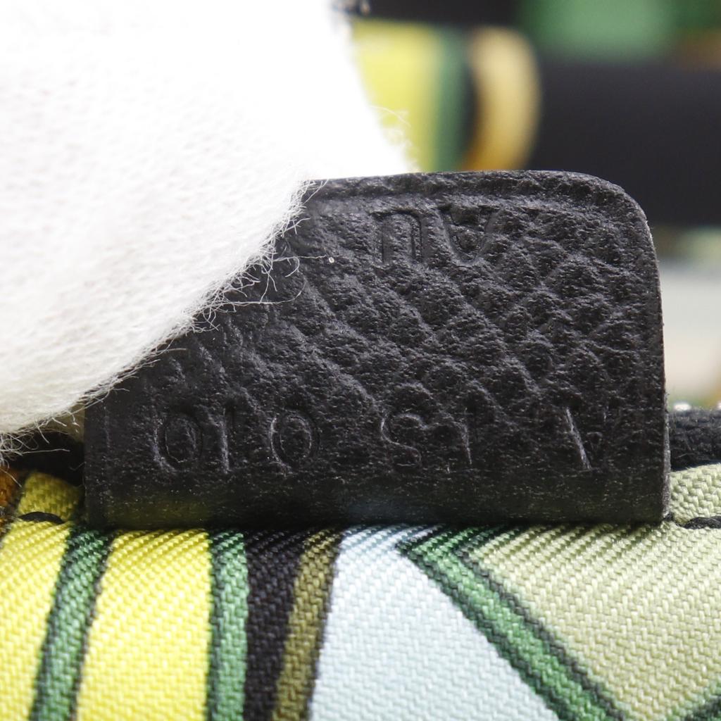 HERMES Azap long silk in Purse Noir black Epsom Women Used