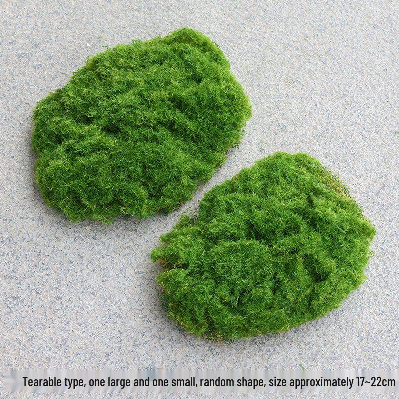 Bionic Artificial Moss Turf Micro Landscape Ornaments for Bonsai and Potted Plant Landscaping