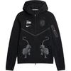 Nike Нидерланды x Patta Технологичный флисовый худи Windrunner на молнии 'Черный