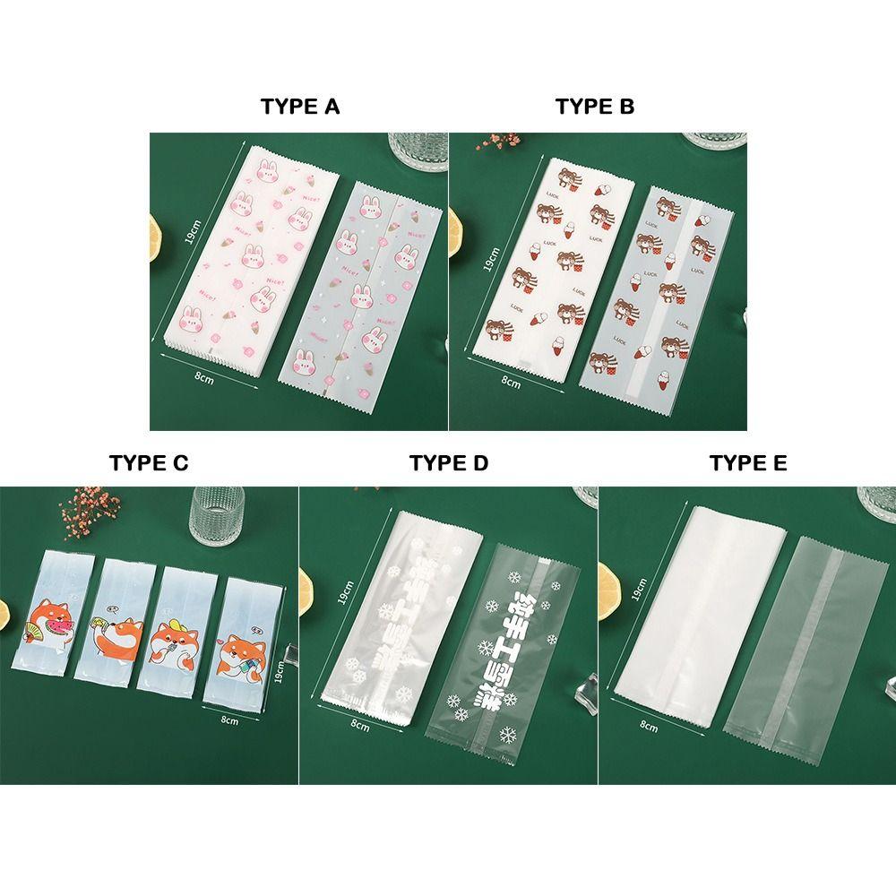 Пакет для домашней упаковки 100 шт. Защитный чехол Милые пакеты для мороженого Лед Эскимо