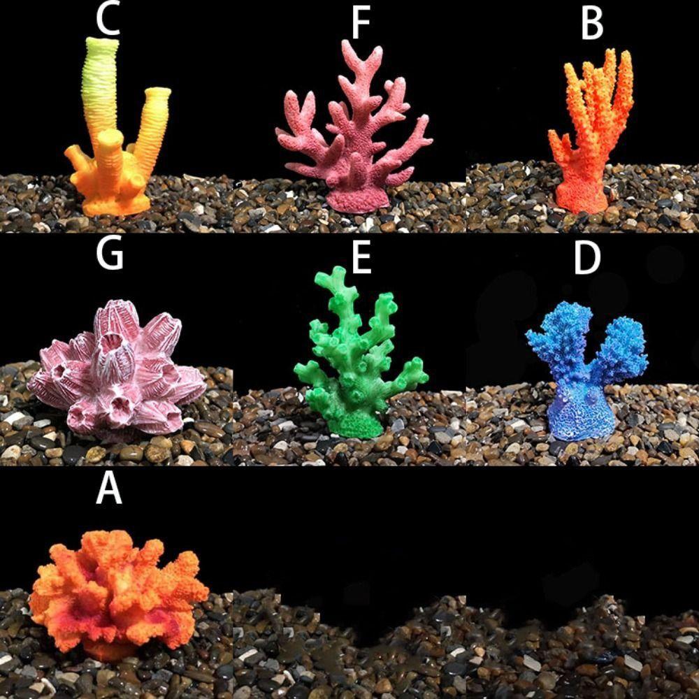 Tank Decor Lifelike Simulation Artificial Aquatic Ornament Coral Reef Sea Coral Aquarium Plants