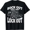 Мужская футболка с графическим принтом «Rock Out With Your Lock Out Locksmithing Locksmith»