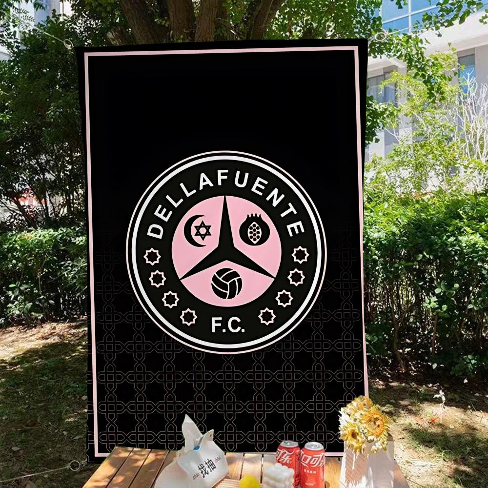 DDellafuente F C Banner INS Style Outdoor Party Decoration Atmosphere Flag
