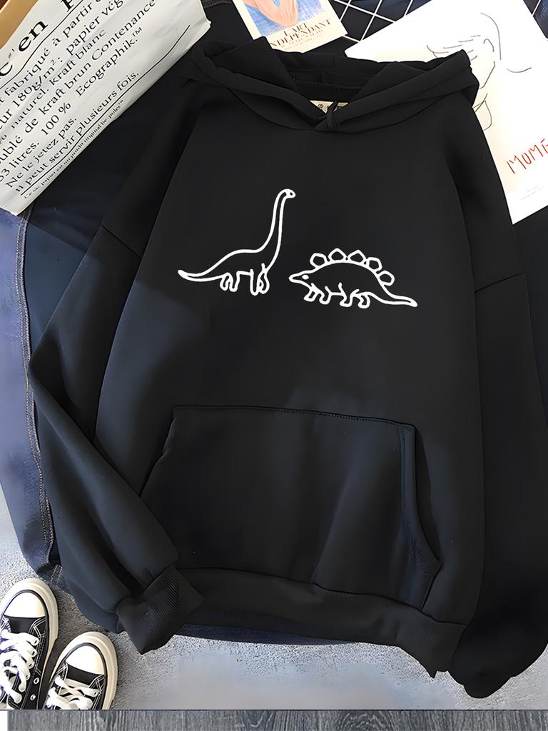 Толстовки с животным принтом, женские мягкие, теплые, свободные, повседневная спортивная одежда, женский свитер, флисовая женская одежда 2023