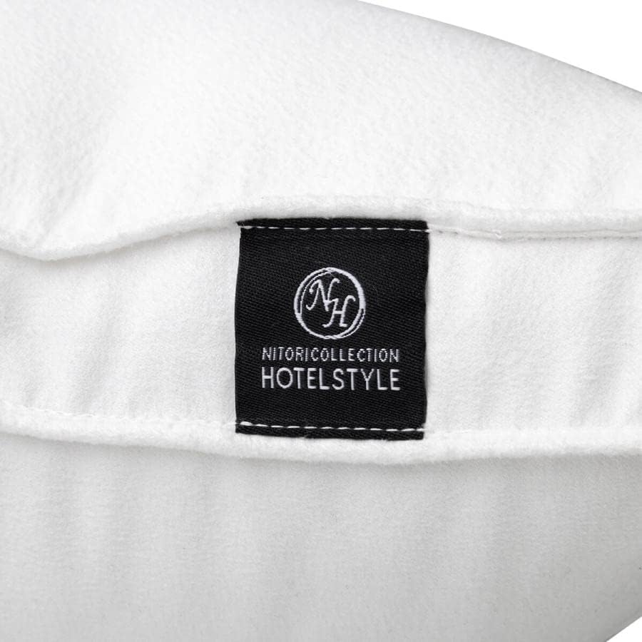 Подушка Nitori Hotel Style, N Hotel 3, Стандартная, Машинная стирка, Мягкая, Устойчивая к запахам, Белая, 7550722