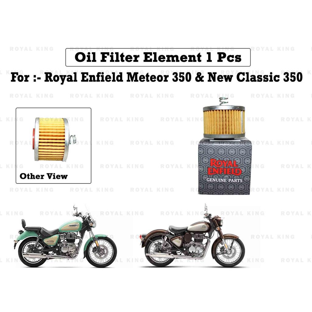 For Royal Enfield "New Classic 350 & Meteor 350 Oil Filter Element Kit 1 Pcs"