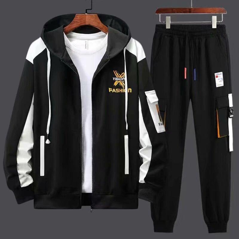 Sport Suits Mens Hoodie Pants 2 Piece Matching Sets Outfit Clothes for Men Clothing Tracksuit Sweatshirts