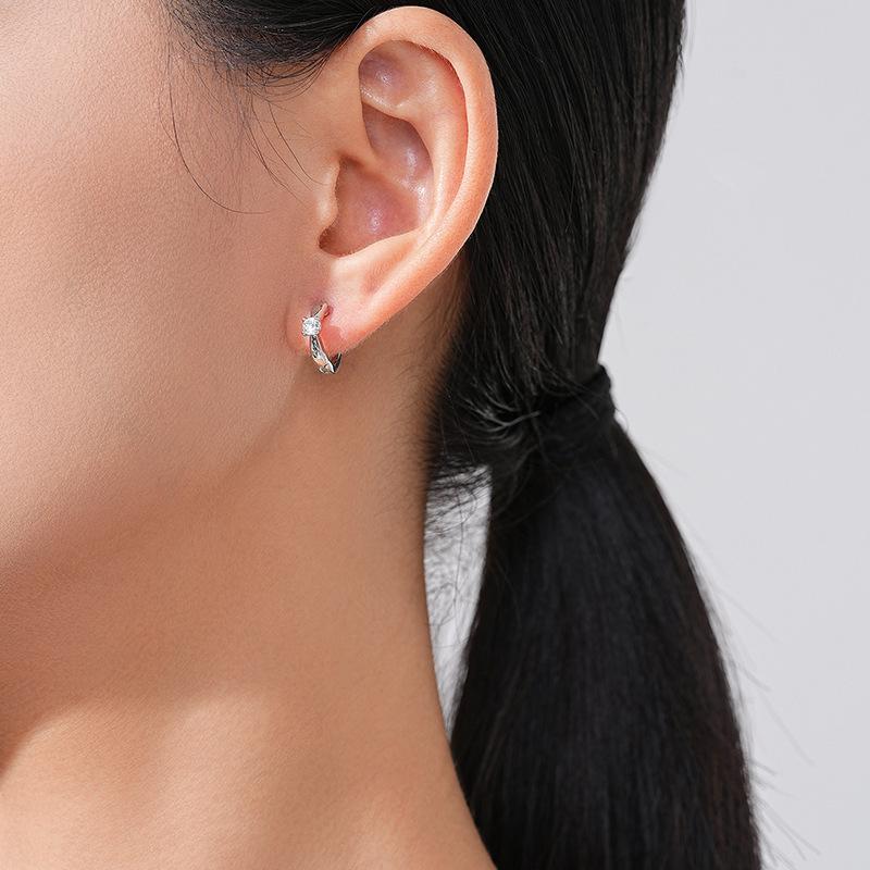 Tancise 925 Sterling Silver Zircon Earrings Drop Earrings For Women Wedding Party Gifts