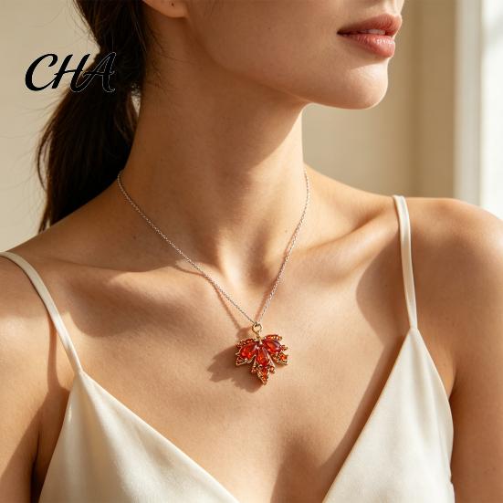 Maple Leaf Charms 2/4/5/10Pcs Rhinestone Charm, Golden Plated Autumn Pendant, Fall Alloy Pendants Decor for DIY Jewelry Making Earrings Necklace