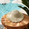 Comfortable Pet Straw Hat Cat Hat, Sun with Lace And Bow, Summer Soft Cute Protection for Cats Small Dogs Outdoor Walks Dog